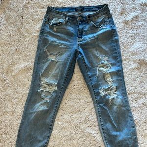 Judy Blue Paint Spatter Jeans Size 9/29